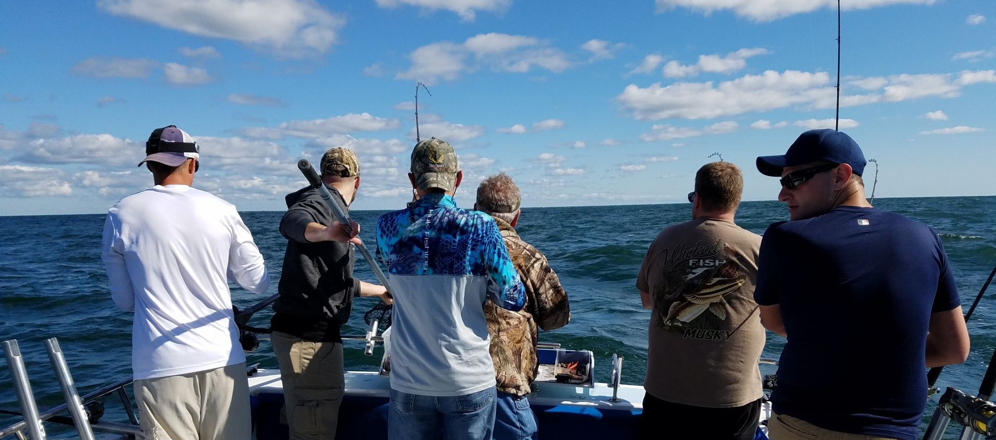 fishing, charter, eyehunter, boat, lake erie